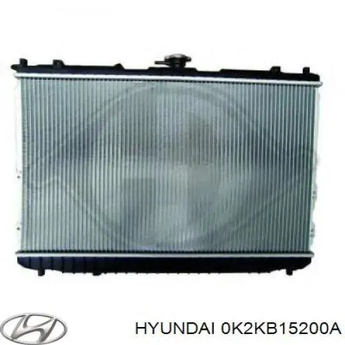 Радіатор основний Hyundai/Kia 0K2KB15200A ціна, від 125.46 USD