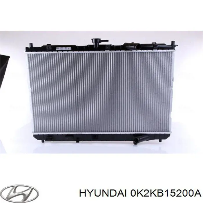 Радіатор 0K2KB15200A Hyundai/Kia
