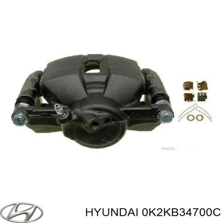 Амортизатор передній, правий S0K2KB34700C Hyundai/Kia