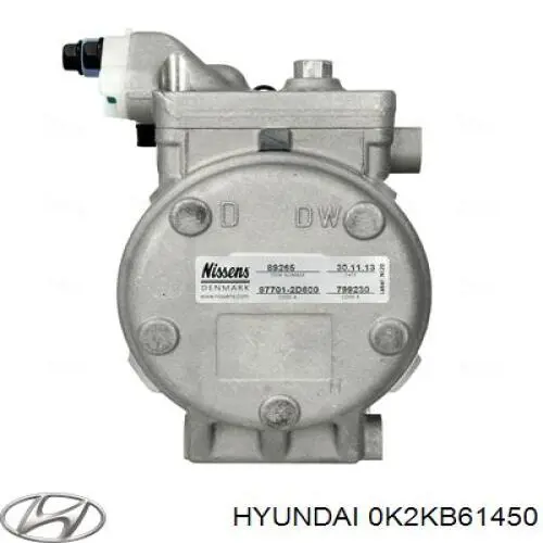 Купити 0K2KB61450 Hyundai/Kia Компресор кліматичної установки