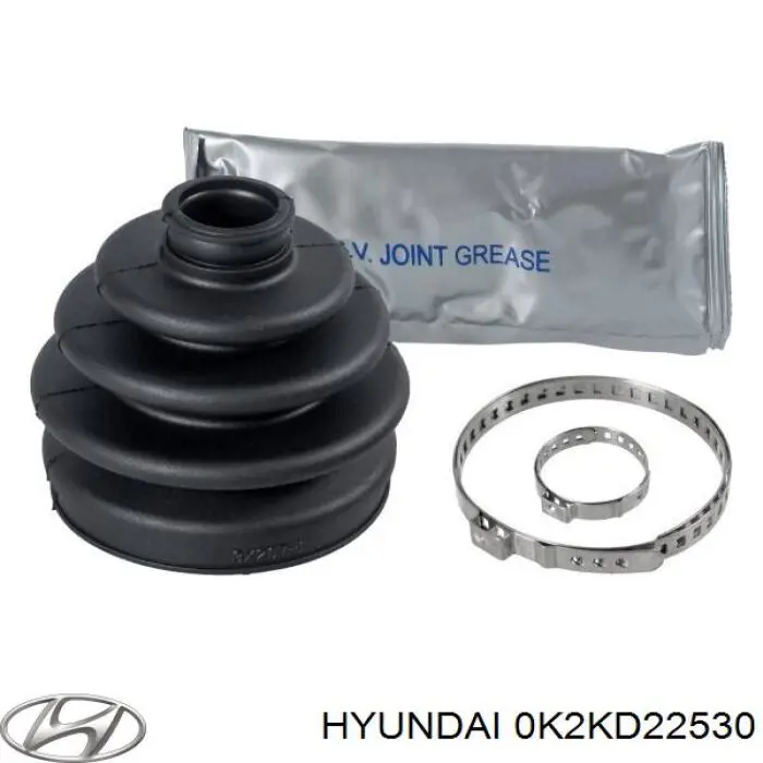 Пильник шарніра кутових швидкостей зовнішній передній Hyundai/Kia 0K2KD22530 ціна, від 22.10 USD