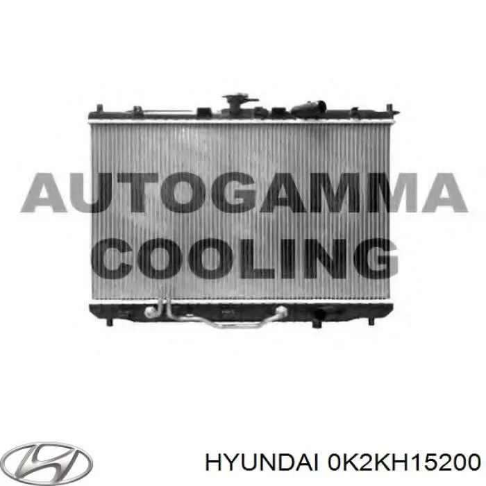 Радіатор основний Hyundai/Kia 0K2KH15200 ціна, від 116.85 USD