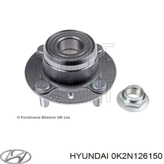 Купити 0K2N126150 Hyundai/Kia Підшипник ступиці колеса