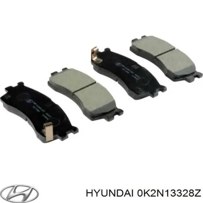 Гальмівні колодки Hyundai/Kia 0K2N13328Z ціна, від 17.46 USD