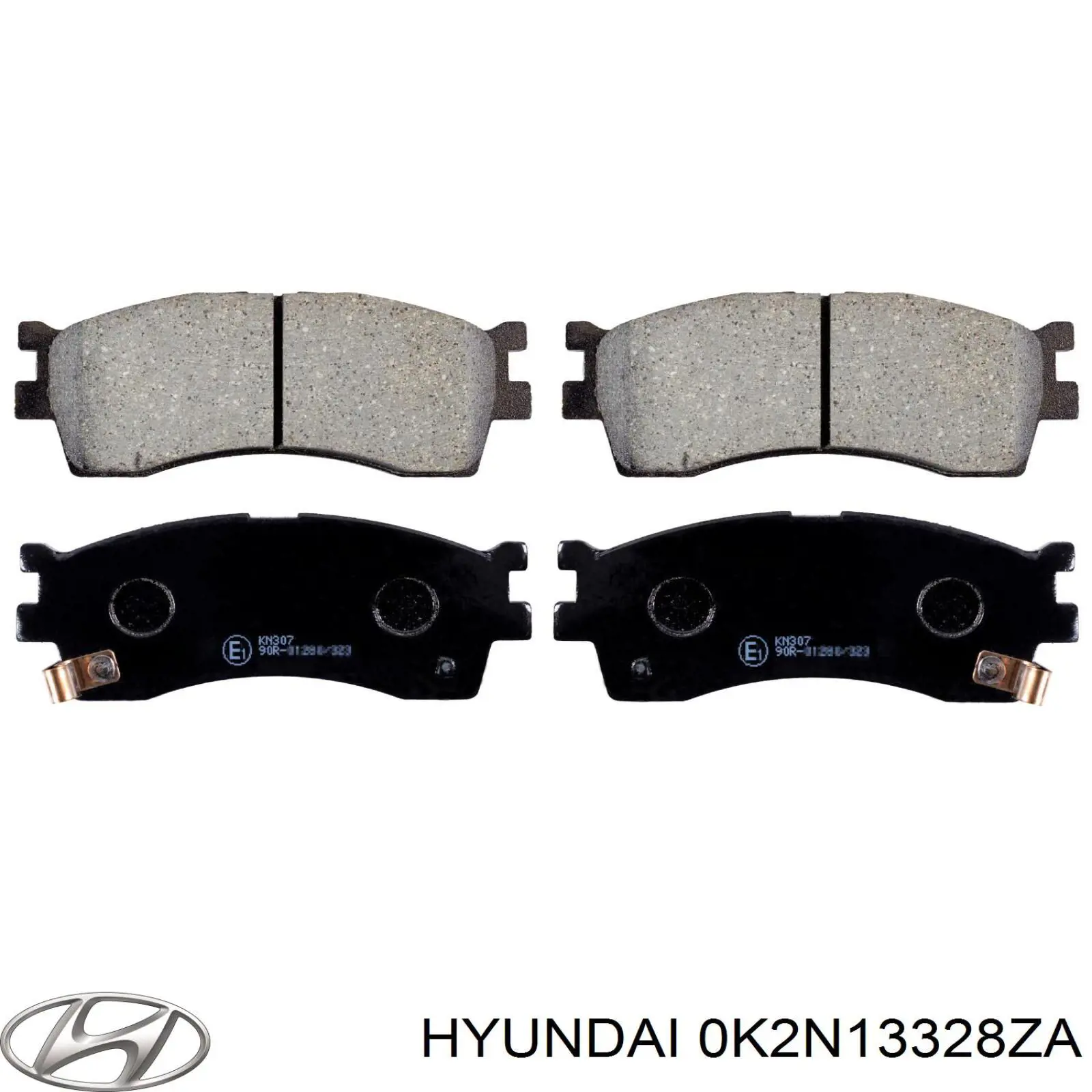 0K2N13328ZA Hyundai/Kia Передні гальмівні колодки