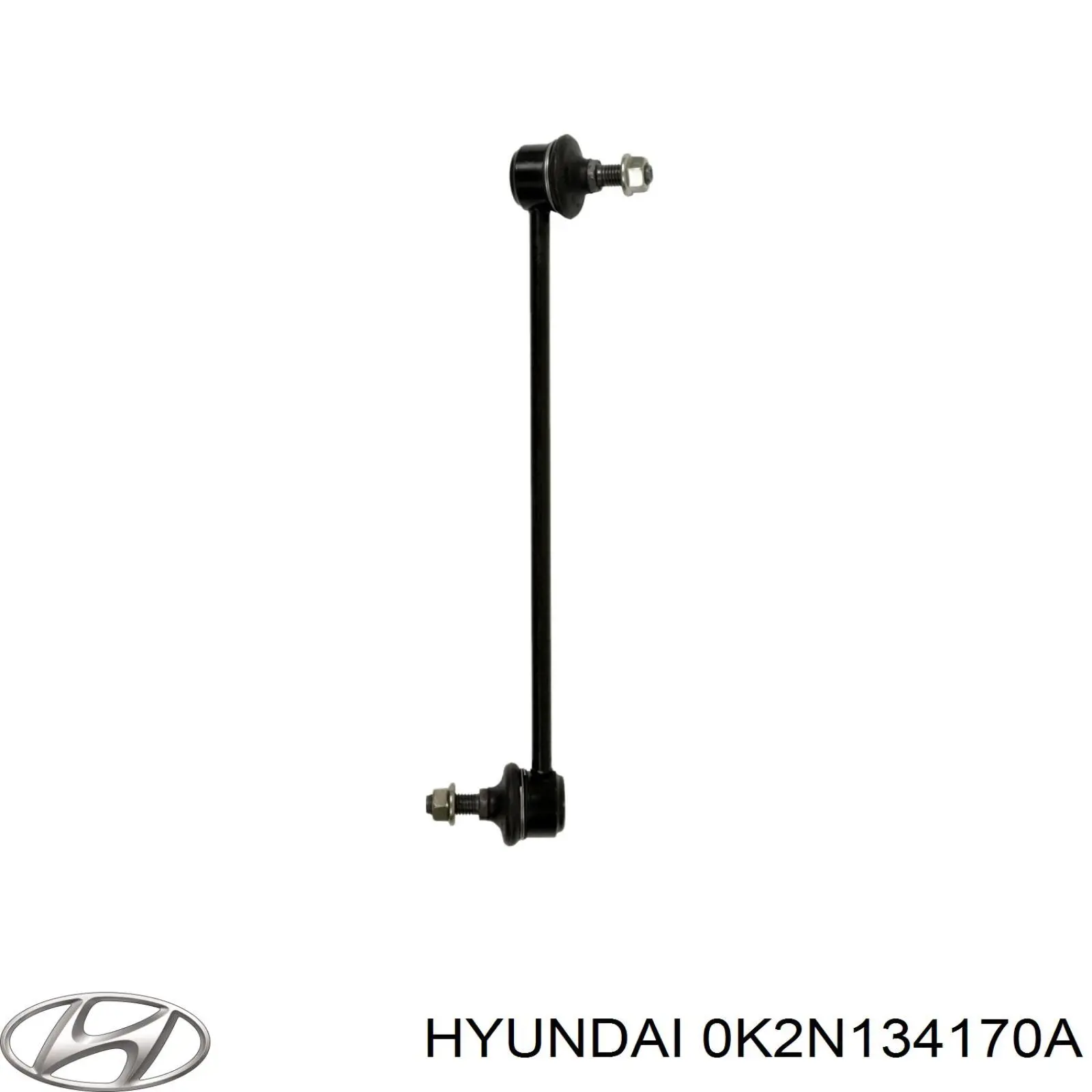 Стійка стабілізатора переднього, ліва 0K2N134170A Hyundai/Kia