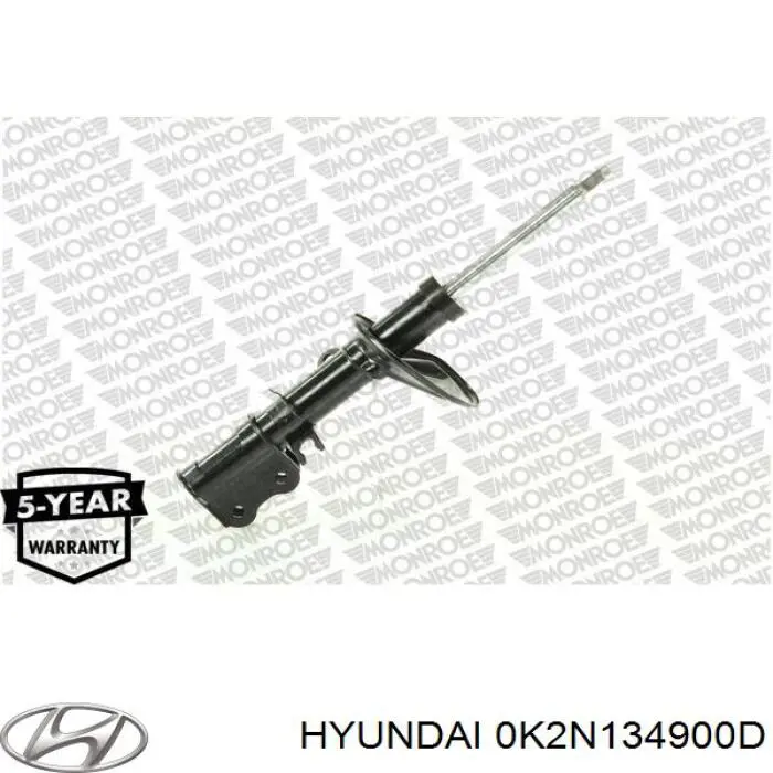 0K2N134900D Hyundai/Kia амортизатор передній, лівий