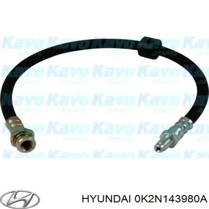 0K2N143980A Hyundai/Kia шланг гальмівний передній