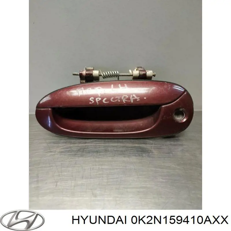 Ручка передньої двері зовнішня ліва Hyundai/Kia 0K2N159410AXX ціна, від 78.71 USD