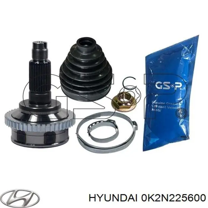 0K2N225600 Hyundai/Kia Привід лівий