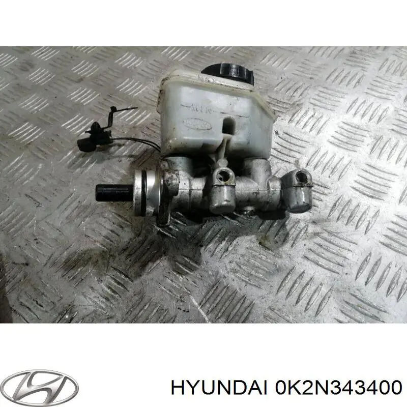 0K2N343400 Hyundai/Kia Циліндр гальмівний, головний