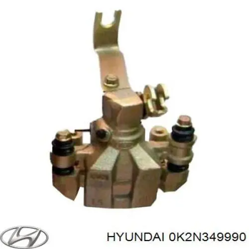 Супорт задній лівий 0K2N349990 Hyundai/Kia