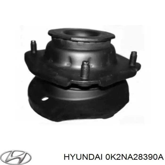 Опора амортизатора заднього, лівого 0K2NA28390A Hyundai/Kia