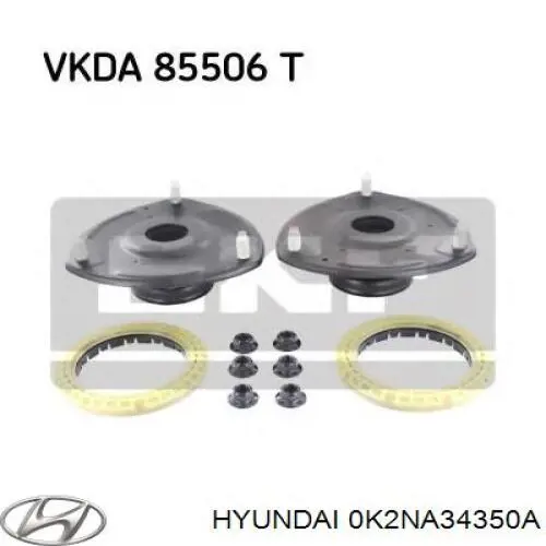 Важіль передній лівий Hyundai/Kia 0K2NA34350A ціна, від 40.91 USD