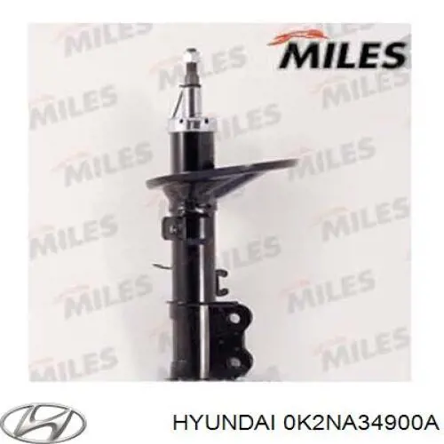 Купити 0K2NA34900A Hyundai/Kia Амортизатора передній лівий