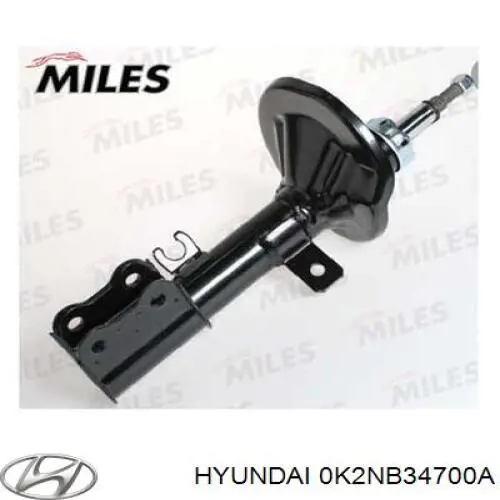 Амортизатор передній, правий Hyundai/Kia 0K2NF34700 ціна, від 34.48 USD