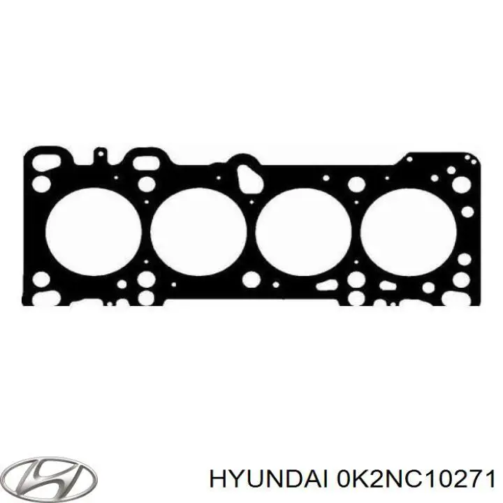 0K2NC10271 Hyundai/Kia прокладка головки блока циліндрів (гбц)