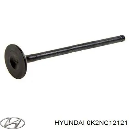 0K2NC12121 Hyundai/Kia клапан випускний