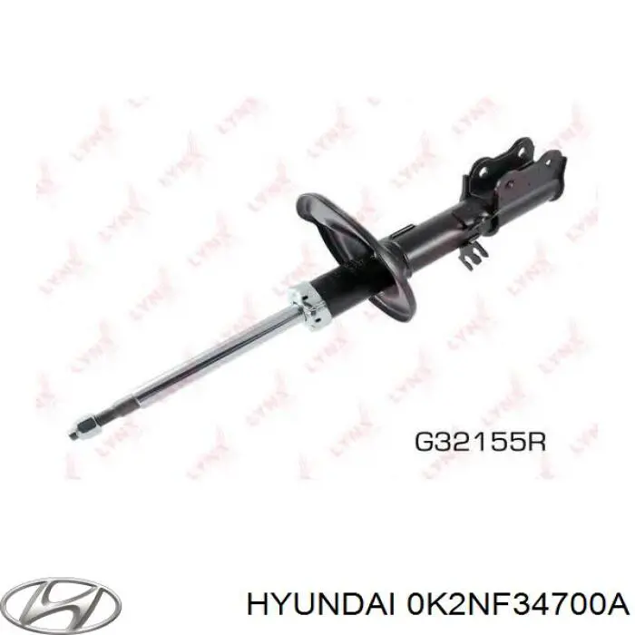 0K2NF34700A Hyundai/Kia Амортизатор передньої підвіски