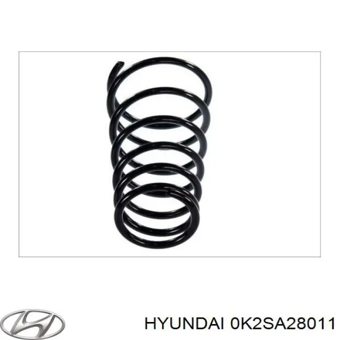 0K2SA28011 Hyundai/Kia Пружина підвіски задня