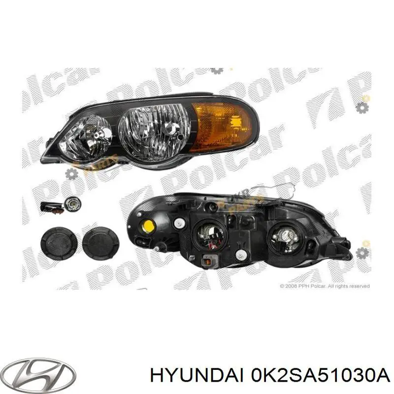 Основна фара - вставка Hyundai/Kia 0K2SA51030A ціна, від 12.92 USD