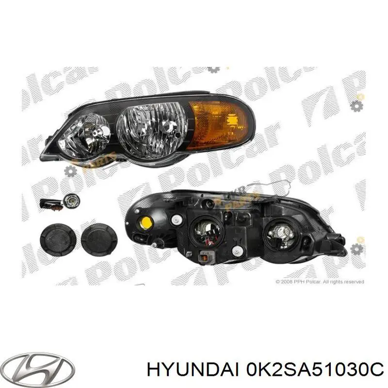 0K2SA51030C Hyundai/Kia Основна фара - вставка