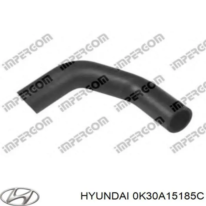 Шланг/патрубок радіатора охолодження, нижній Hyundai/Kia 0K30A15185C ціна, від 5.52 USD