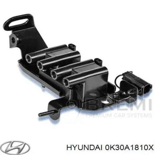Котушка запалювання Hyundai/Kia 0K30A1810X ціна, від 40.12 USD