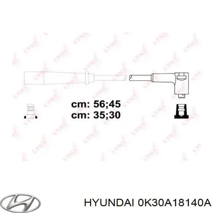 Купити OK30A18140 Hyundai/Kia Провід високовольтні, комплект