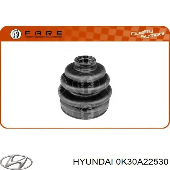 Пыльник шруса наружный HYUNDAI 0K30A22530