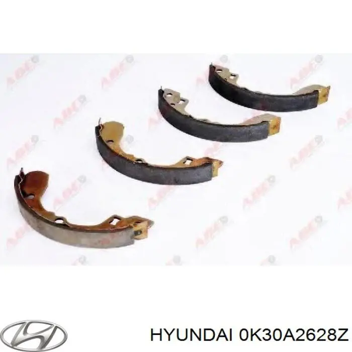 Колодки гальмові задні, барабанні Hyundai/Kia 0K30A2628Z ціна, від 16.45 USD