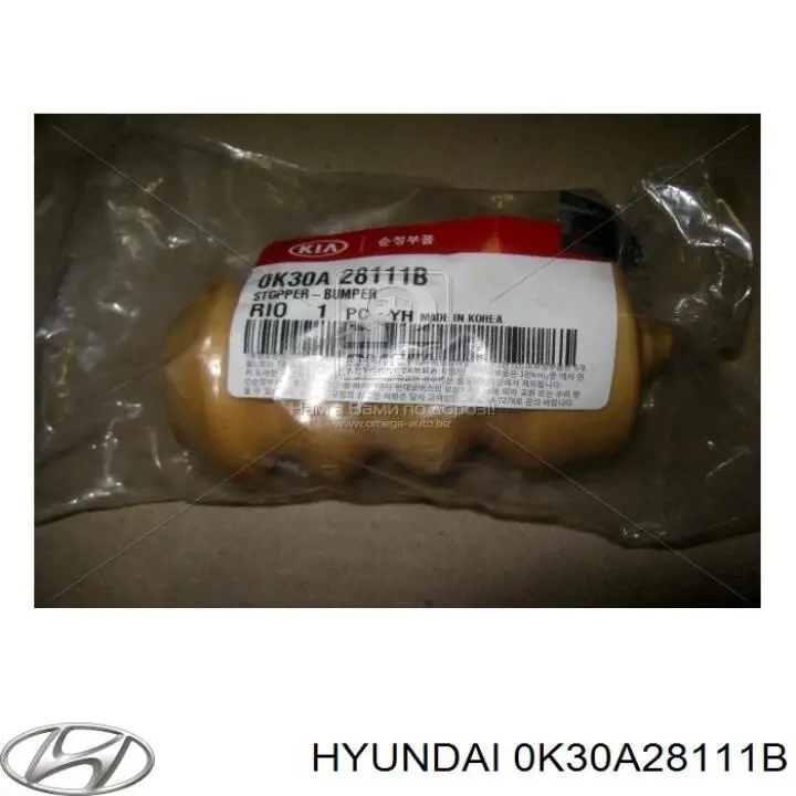 0K30A28111B Hyundai/Kia буфер-відбійник амортизатора заднього