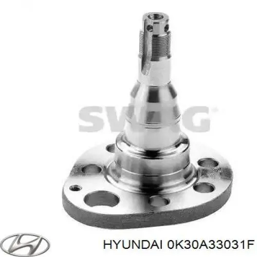 Цапфа поворотна ліва Hyundai/Kia 0K30A33031F ціна, від 176.27 USD