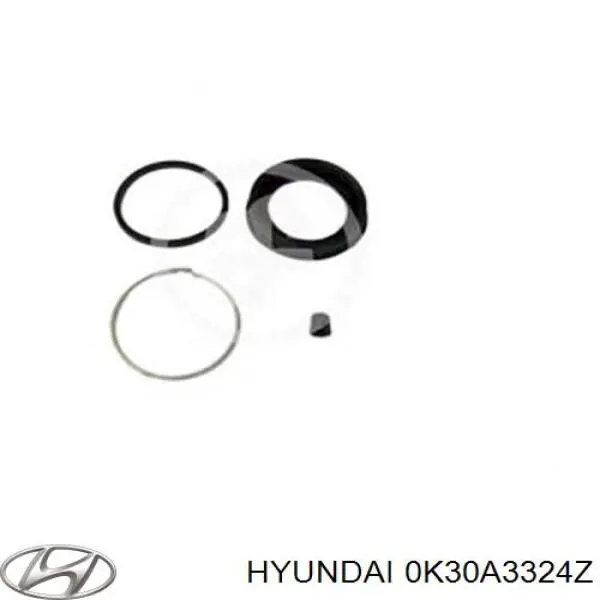 Ремкомплект супорту гальмівного переднього Hyundai/Kia 0K30A3324Z ціна, від 50.34 USD