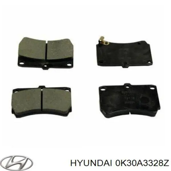 Купити 0K30A3328Z Hyundai/Kia Колодки гальмівні передні, дискові