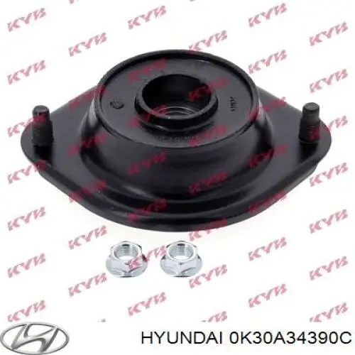 Опора стійки амортизатора переднього Hyundai/Kia 0K30A34390C ціна, від 20.67 USD