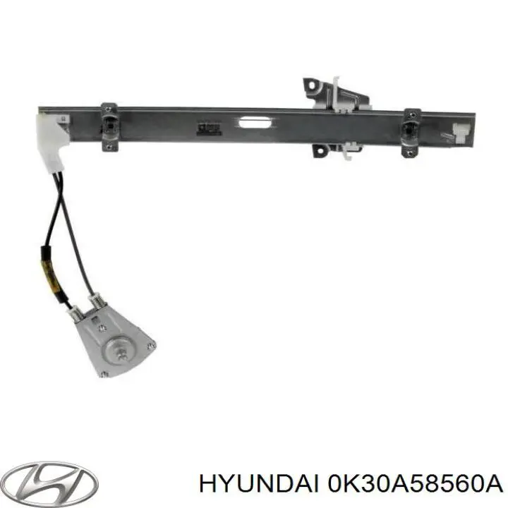 Купити 0K30A58560A Hyundai/Kia Механізм склопідіймача двері передньої, правої