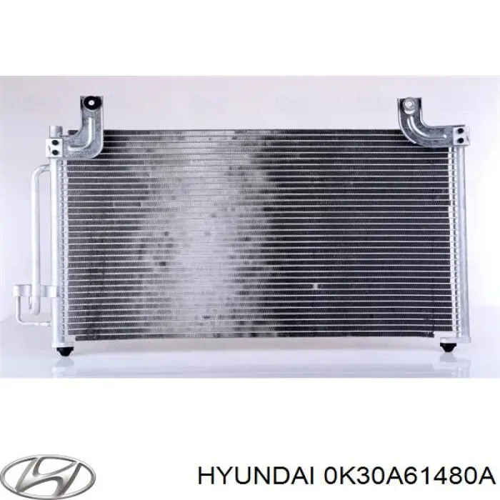 0K30A61480A Hyundai/Kia радіатор кондиціонера
