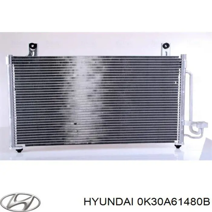 Радіатор кондиціонера 0K30A61480B Hyundai/Kia