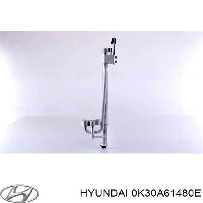 Радіатор кондиціонера 0K30C61480D Hyundai/Kia