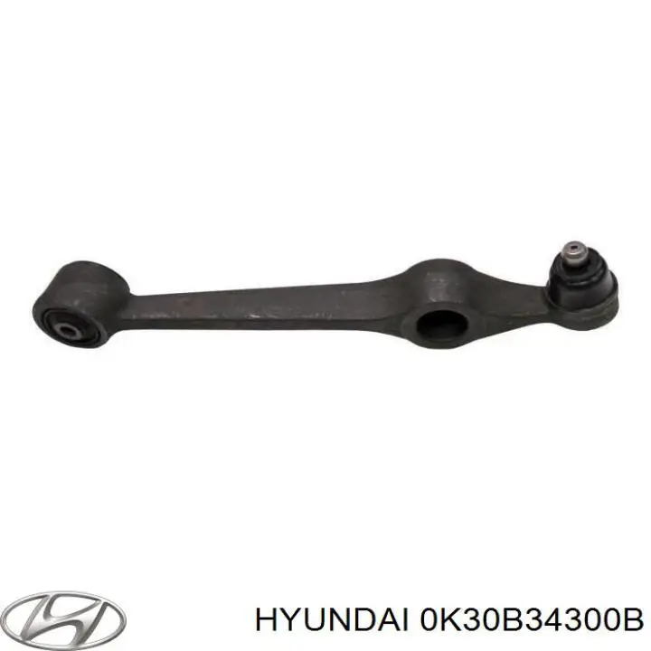 Важіль передньої підвіски нижній, правий 0K30B34300B Hyundai/Kia