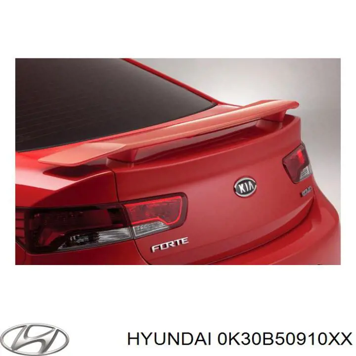 0K30B50910XX Hyundai/Kia спойлер кришки багажника