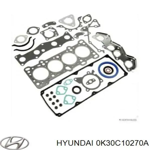 Комплект прокладок двигуна, повний Hyundai/Kia 0K30C10270A ціна, від 29.92 USD