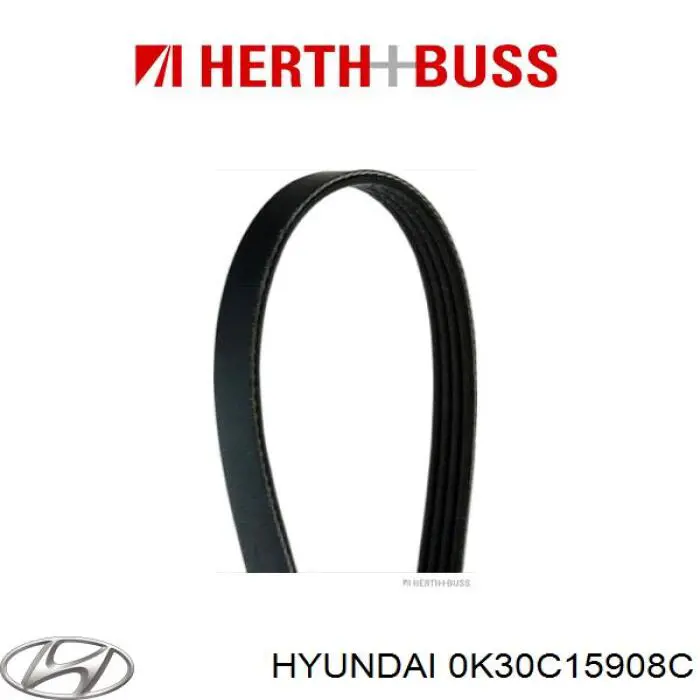 Клиновий ремінь Hyundai/Kia 0K30C15908C ціна, від 3.14 USD