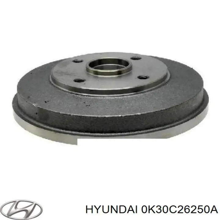 0K30C26250A Hyundai/Kia барабан гальмівний задній