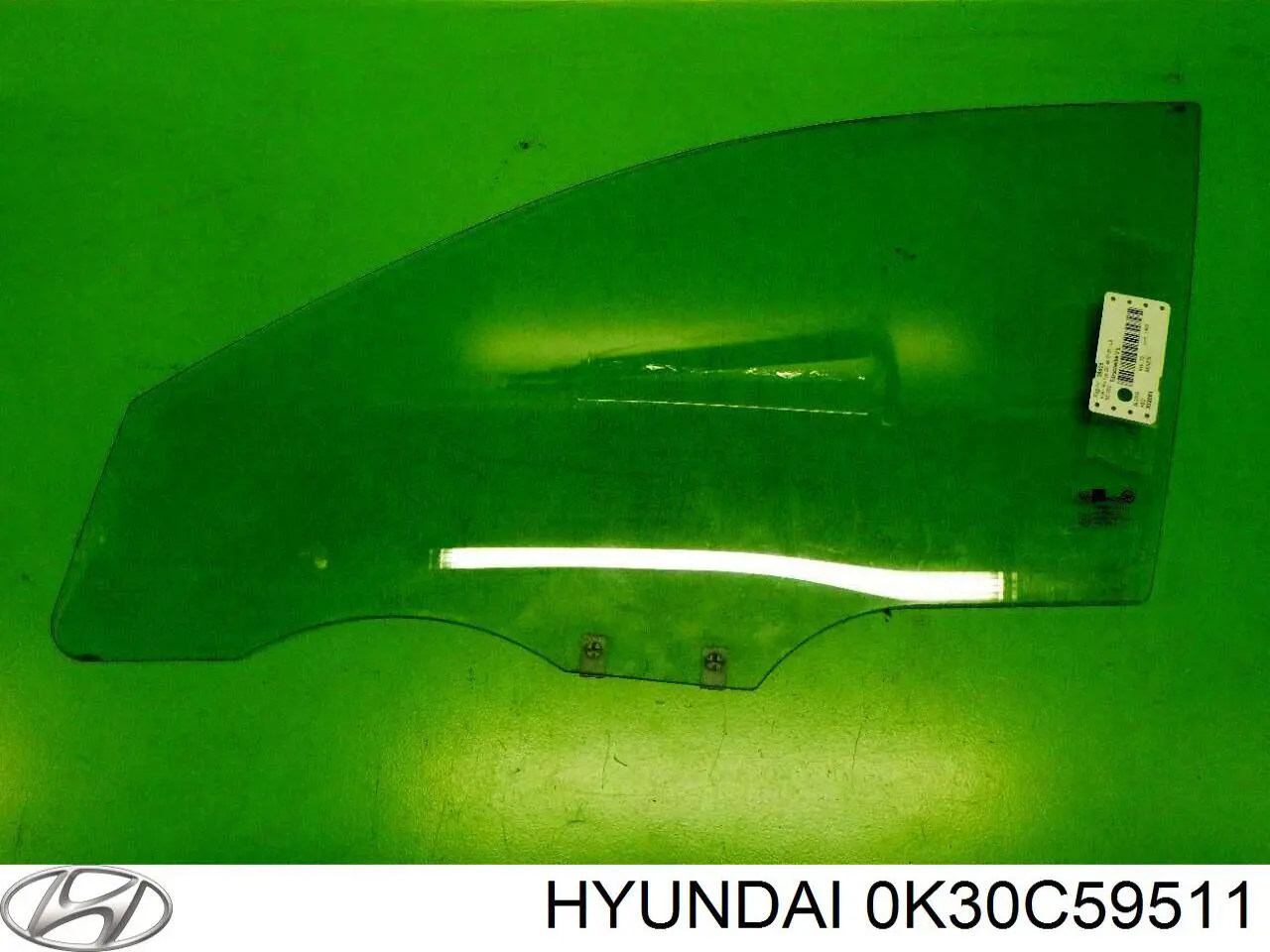 0K30C59511 Hyundai/Kia скло передніх дверей, лівою