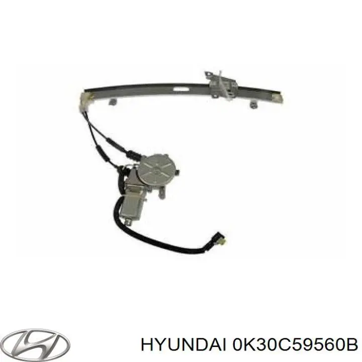 0K30C59560B Hyundai/Kia механізм склопідіймача двері передньої, лівої