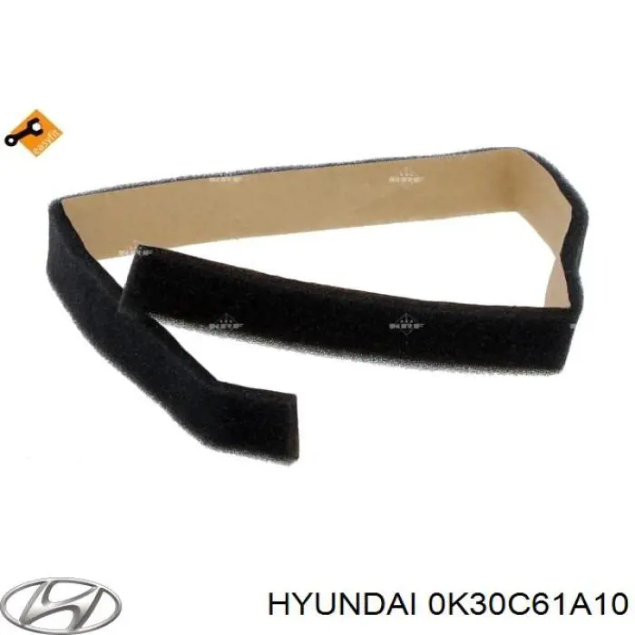 Радіатор пічки 0K30C61A10 Hyundai/Kia