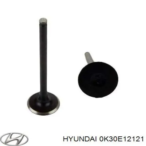 0K30E12121 Hyundai/Kia клапан випускний