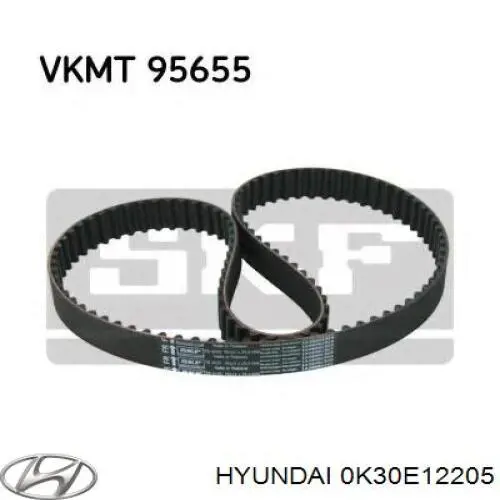 Ремінь ГРМ 0K30E12205 Hyundai/Kia